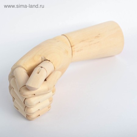 Model wooden art mannequin "Male Right Hand" 31 cm-4