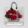 Package "Assorted Flowers", polyethylene with a plastic handle, mix 100 μm 38 x 35 cm