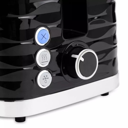 Toster KitFort KT-2086, 930 W, 7 frying modes, 2 toasts, black-silver-2