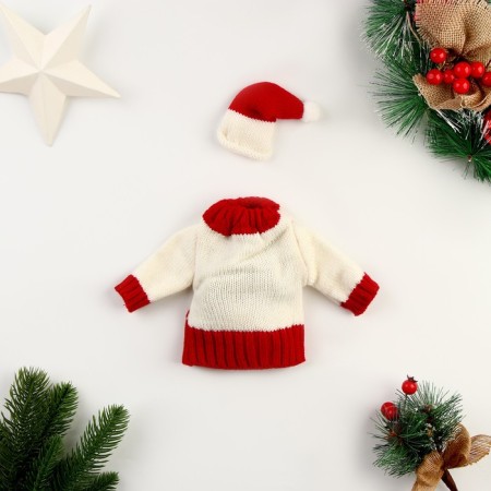 New Year! Clothing for a bottle "Sweater with a deer"-1
