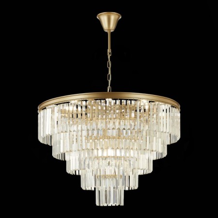 Suspended chandelier ST LUCE. SL1624.203.15. Ercolano. 15x40 watts, E14, 80x80x56 cm, Shampan-4