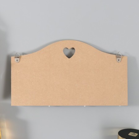 Hooks decorative wood "House, dear house. Plants" 24x13.5 cm-3