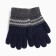 Baby gloves, dark blue/gray color, size 17 (10-12 years)