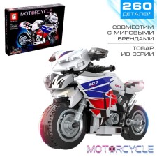 Constructor Motorcycle Motorcycle, 260 parts 6+