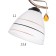 Chandelier 2016/5 E27 60W gold-black 44x44x19.5 cm Bayerlux