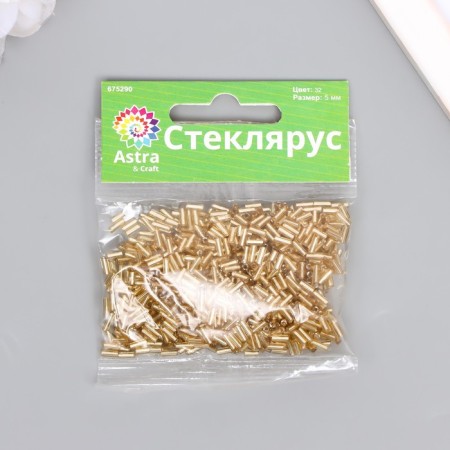 Glass "Astra" 5 mm, 20 g, golden-2