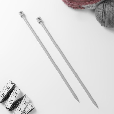 Knitting needles, straight, with Teflon coating, D = 8 mm, 35 cm, 2 pcs-1