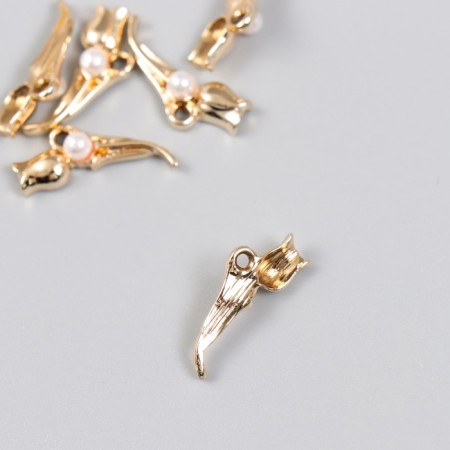 Decor for creativity Metal, plastic "Tulip" 0.8x2.1 cm-1
