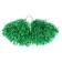 Corrugated pompons, set 2 pcs., Green color