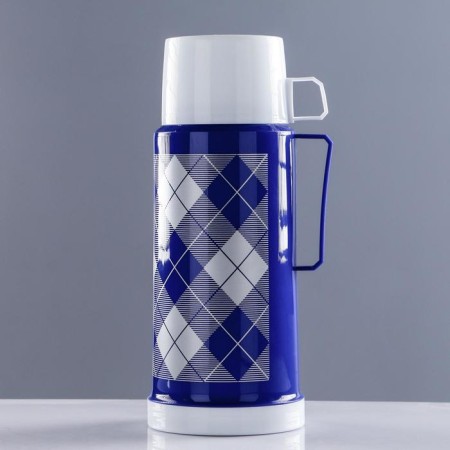 Thermos 1 l, with a glass flask, retains heat 8 hours, 12 x 28 cm, mix-5