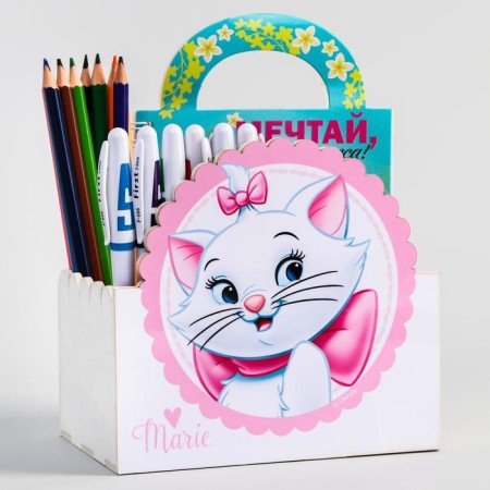 Organizer for the office, 15x10x8 cm, cats aristocrats-2