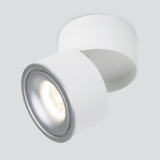 Ceiling accent light (SPOT) ELEKTROSTANDARD, KLIPS LED 15 W, 100X100X106 mm, IP20, white matte color/silver
