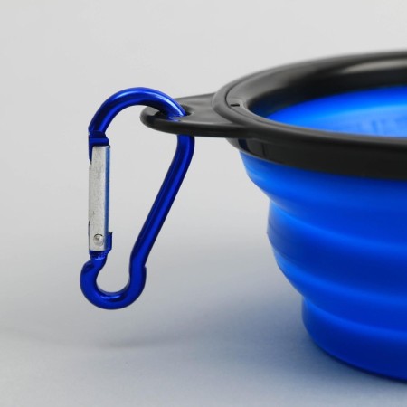 Silicone bowl “Who is good here?”, 350 ml, blue, 12.8 x 4.5 cm-7