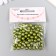 Set of beads "needlework" plastic, diameter 8 mm, 25 g, marsh-green
