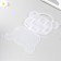 Casket Plastic for the little things "Bag" transparent 11 compartments 18.8x15x1.8 cm