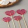 Silicone Mold for candy and chocolate "Heart", 4 cm, 5 cm, color transparent color