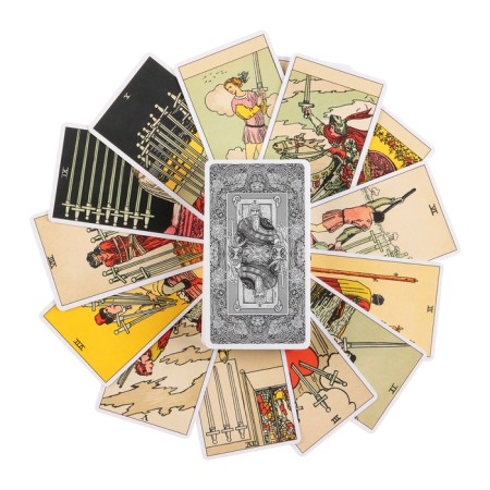 Tarot Wate Cards "1910", 78 l, map 6.6 x 12 cm-2