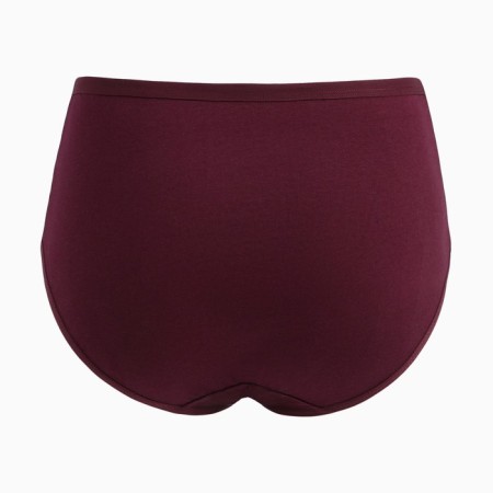 Cowards women's slips, burgundy/monogram color, size 46-48-2