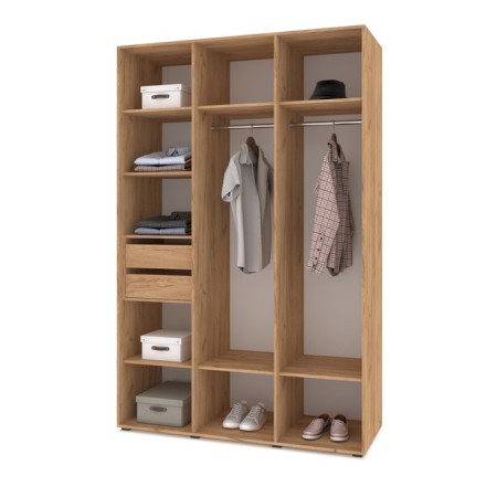 A set of two drawers Stone, 476x500x361 Golden Oak-2