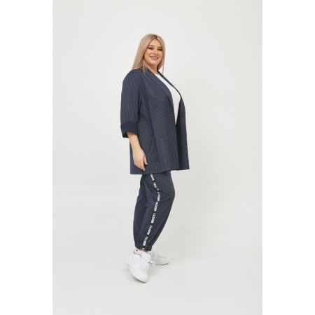 Female jacket, size 54, blue color-2