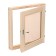 Window, 50 × 50cm, single -chamber double -glazed window, linden bronze
