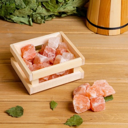 Himalayan pink chimalayan salt in a box, 1 kg-1