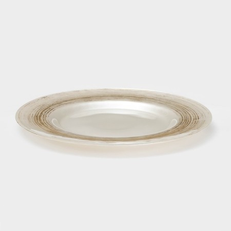 Glass of glass substitution "comet", d = 32.5 cm, color white gold-1