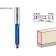 Clester's grove 28728-12.7-38-12, with a bearing, a shank d = 12 mm, 12.7 x 38 mm