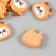 Decor for creativity plastic "Panda in a deer hat" 2.3x2.3x1 cm