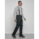 Semi-combinezone ski insulated male winter, size 48, dark green color
