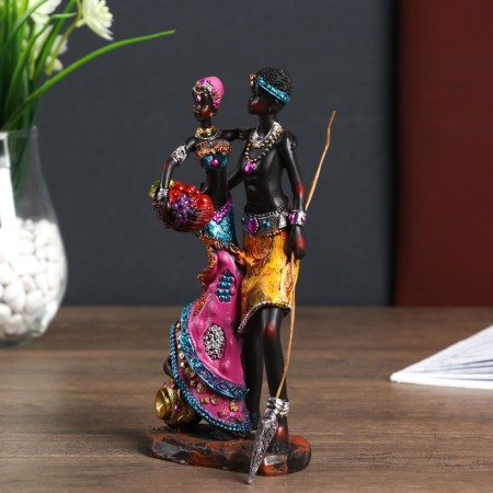 Polystone souvenir "Par from Nairobi" MIX 21.5x6x10 cm-2