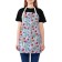 Apron kitchen with a photo print "Field bouquets", adjustable, size OS