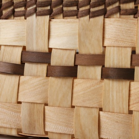 Wicker basket, 27.5 x 11 x 13/26 cm, sequoia-4