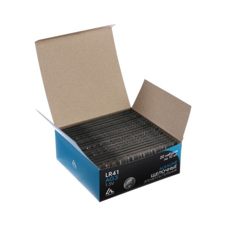 Alcaline battery (alkaline) Luazon, AG3, LR41, blister, 10 pcs-8