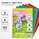 Complexed paper, 14x19 cm, 6 sheets, 6 colors, coated, one -sided, in a package, 80 g/m², Smeshariki