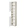 Aquaton “Fly” wardrobe 1-spine, white color, oak craft left