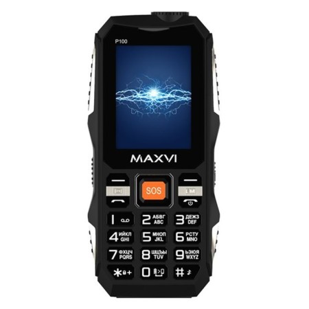 Cell phone Maxvi P100 Black