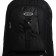 Tourist backpack on lightning, with an increase, 5 outer pockets, black color