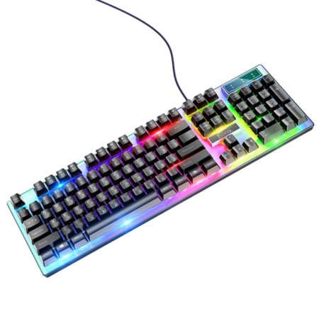 Keyboard set and mouse Hoco GM18, game, wired, membrane, 1000 dpi, black-2