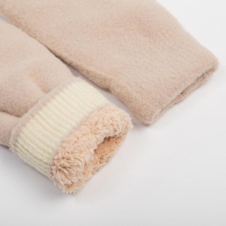 Women's mittens minku "softness", p. 23 cm, col. beige-2