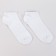 A set of men's socks - 3 pairs, white color, size 27-29