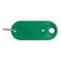 A set of key keycels, 100 pieces, 53 mm, green color