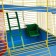 A cage for rodents, two -tier, with a shelf, a house and a ball, 28 x 24.5 x 31 cm, mix