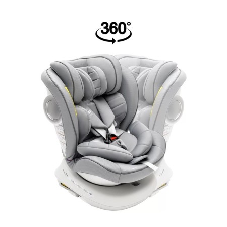 AMAROBABY Champion, ISOFIX fastening, class D, group 0+/1/2/3 (0-36 kg), gray gray-3