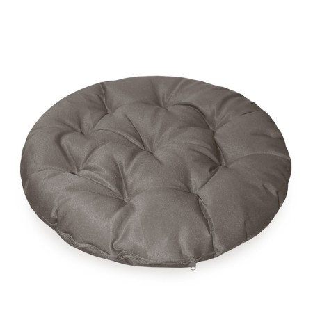 The pillow is round onto the water -shaped chair d60 cm, the color is gray, Greta is 20%, polyester 80%-2