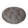 The pillow is round onto the water -shaped chair d60 cm, the color is gray, Greta is 20%, polyester 80%