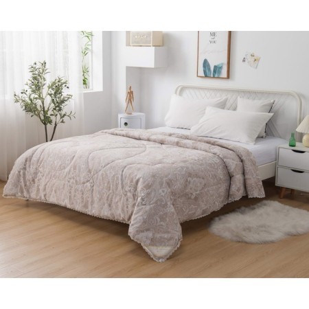 Blanket "Babylon", size 160x220 cm, beige color-1