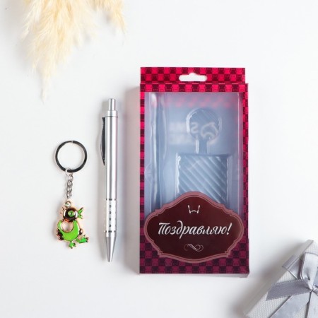 Gift set 2V1 (pen, keychain of the duck) mix-1