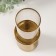 Ceramics candlestick, glass for 1 candle "surface" d = 8 cm gold 10x10x29.5 cm