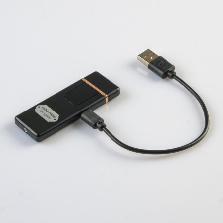 Electronic lighter "The best", USB, spiral, 3 x 7.3 cm, black-4